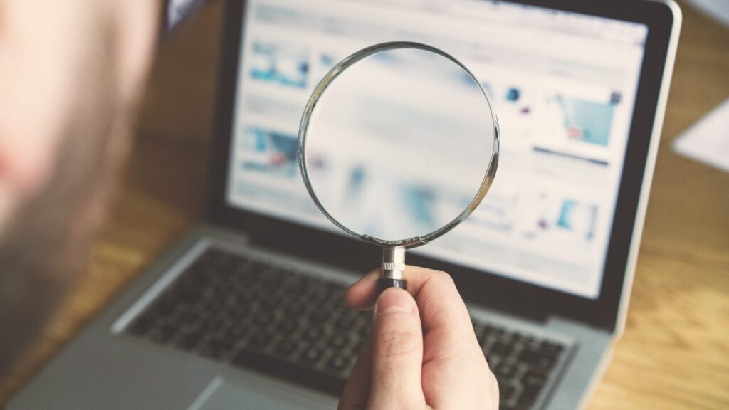 探す　サーチ　seach 虫眼鏡