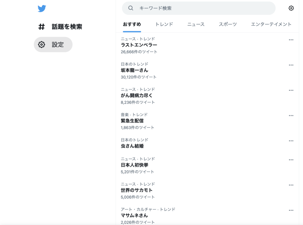 ブログ記事作成でキーワード検索ツールを使用する様子